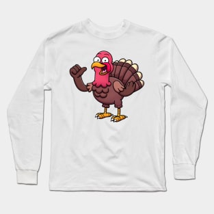 Happy Turkey Long Sleeve T-Shirt